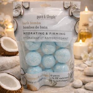 Pure & Simple Hydrating & Firming Bath Bombs